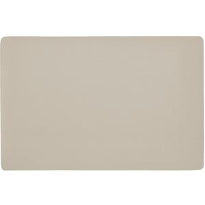 Zeller placemats lederlook - 1x - 45 x 30 cm - creme wit - vegan leer - tafel onderleggers