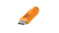 Tether Tools CUC15-ORG USB-kabel 4,6 m USB 3.2 Gen 1 (3.1 Gen 1) USB C Oranje - thumbnail