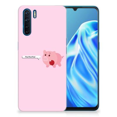 OPPO A91 Telefoonhoesje met Naam Pig Mud OPPO A91 Telefoonhoesje met Naam Pig Mud
