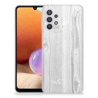 Samsung Galaxy A32 4G | A32 5G Enterprise Editie | Bumper Hoesje | White Wood