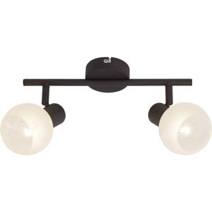 Brilliant Gabon 12913/20 Plafondspot Spaarlamp E14 80 W Bruin, Wit