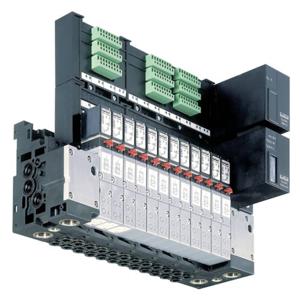 Bürkert 8640 230105 Slangkoppeling 16x (2x 3/2) ventielfunctie NC Aansturing (pneumatiek) Profibus DPV1 met RIO Master 1 stuk(s)