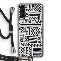 Marrakech print: Samsung Galaxy S21 Plus Transparant Hoesje met koord