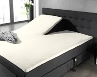 Dreamhouse Splittopper Katoen Hoeslaken Creme 160 x 220 cm