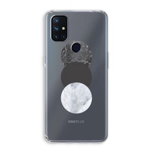 Marmeren cirkels: OnePlus Nord N10 5G Transparant Hoesje
