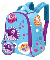 Kids Licensing kinderrugzak Pirates junior 6 liter neopreen blauw - thumbnail