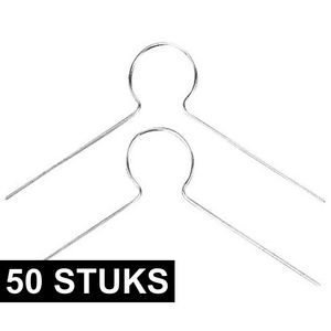 Kerstbal ophanghaakjes 50 stuks