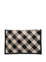 St. Agni pochette tissée à carreaux - Noir