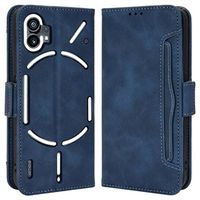 Cardholder Series Nothing Phone (1) Portemonnee Hoesje - Blauw