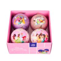 Bauble Box 4 Pcs Princess Polyfoam 16,5x16,5x8,3 cm kerstornament Disney - Disney