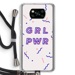 GRL PWR: Xiaomi Poco X3 NFC Transparant Hoesje met koord