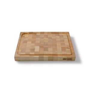 Skottsberg Snijplank met geul Wood Works 40 x 30 x 3.5 cm Hout Beige