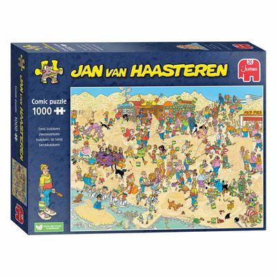 Jan Van Haasteren legpuzzel - sand sculptures, 1000st.