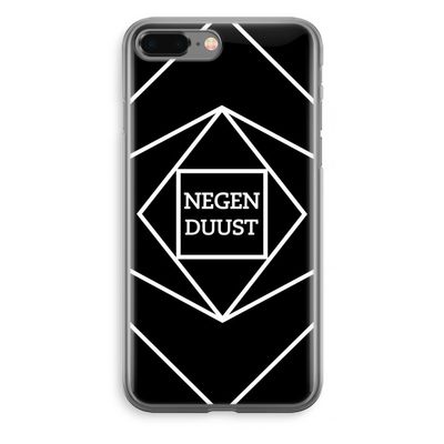 Negenduust geometrisch: iPhone 8 Plus Transparant Hoesje
