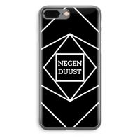 Negenduust geometrisch: iPhone 8 Plus Transparant Hoesje