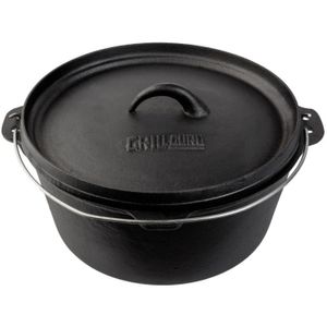 Grill Guru Cast Iron Dutch Oven Large kookpan