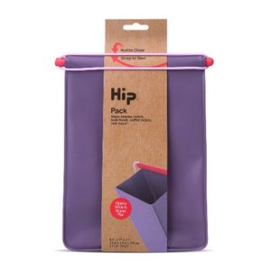 HIP - Herbruikbare Lunchzak, Pack - Groot, 4.1 Liter, Paars - HIP