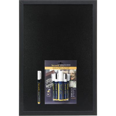 Krijtbord met krijtstiften - incl 6x stift - 40 x 60 cm - krijtmarker - krijt - chalkmarker