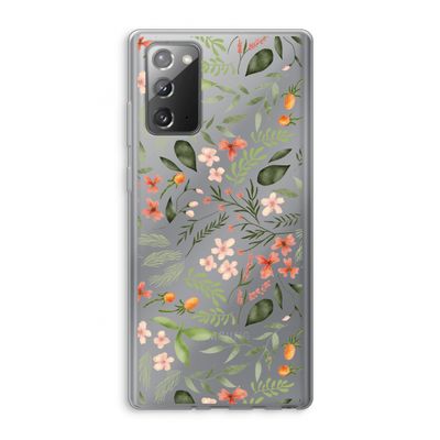 Sweet little flowers: Samsung Galaxy Note 20 / Note 20 5G Transparant Hoesje