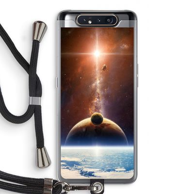 Omicron 2019: Samsung Galaxy A80 Transparant Hoesje met koord