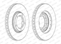 Remschijf DDF1404C - thumbnail