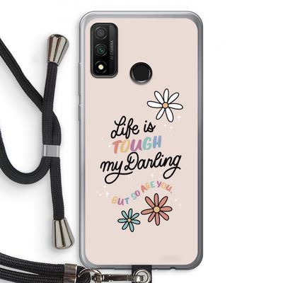 Tough Life: Huawei P Smart (2020) Transparant Hoesje met koord