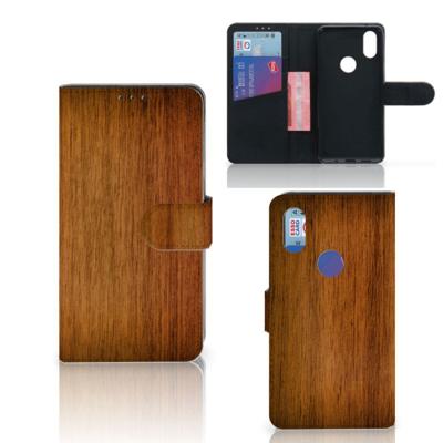 Xiaomi Mi Mix 2s | Book Style Case | Donker Hout