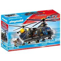 PLAYMOBIL 71149 Special Forces-transporthelikopter - Politieagenten - Stadsactie - Elite-eenheid