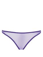 ERES tanga à empiècement transparent - Violet