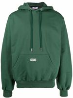 GCDS hoodie à plaque logo - Vert