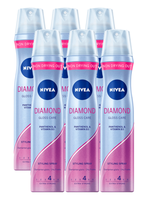 Nivea Diamond Gloss Care Styling Spray Voordeelverpakking Nivea Diamond Gloss Care Styling Spray Voordeelverpakking