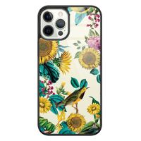 iPhone 12 Pro glazen hardcase - Sunflowers iPhone 12 Pro glazen hardcase - Sunflowers