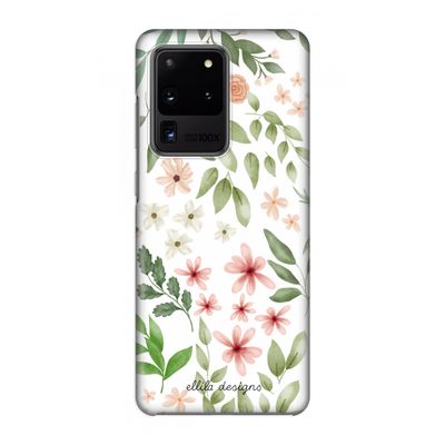 Botanical sweet flower heaven: Volledig geprint Samsung Galaxy S20 Ultra Hoesje