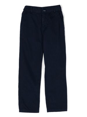 KINDRED pantalon droit à taille élastiquée - Bleu
