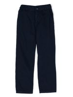KINDRED pantalon droit à taille élastiquée - Bleu