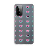 Smiley watermeloenprint: Samsung Galaxy A72 Transparant Hoesje