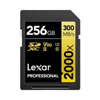 Lexar Professional Gold SD-kaart UHS-II - R300/W260 MB/s - 256GB - V90