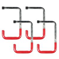 Benson ophanghaak - 4x stuks - gereedschapshaak - metaal - schuur / werkplaats