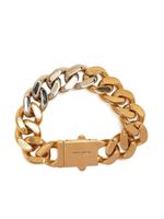 Saint Laurent bracelet chaîne en plaqué or 14ct