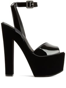 Giuseppe Zanotti sandales Tarifa 170 mm à plateforme - Noir