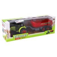 Overige Merken Farmer trekker met aanhanger 45 cm groen/rood