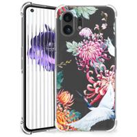 Nothing Phone (2) Case Anti-shock Bird Flowers