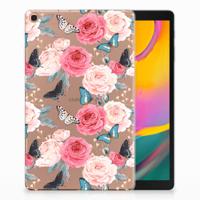 Samsung Galaxy Tab A 10.1 (2019) | Siliconen hoesje | Butterfly Roses