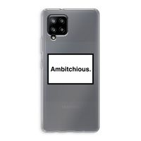 Ambitchious: Samsung Galaxy A42 5G Transparant Hoesje