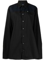 Raf Simons chemise à broderies - Noir - thumbnail