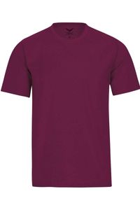 TRIGEMA Comfort Fit T-Shirt ronde hals paars, Effen