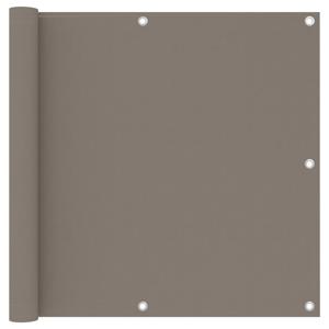 Balkonscherm 90x600 cm oxford stof taupe