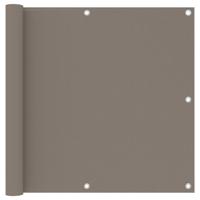 Balkonscherm 90x600 cm oxford stof taupe