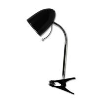 Flexibele LED Klemlamp met E27 Fitting - Glanzend Zwart