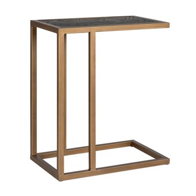 Sofatafel Blackbone messing (Zwart rustiek)